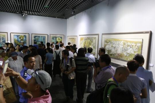 重回丝路起点 杨晓阳美术作品展启幕西安