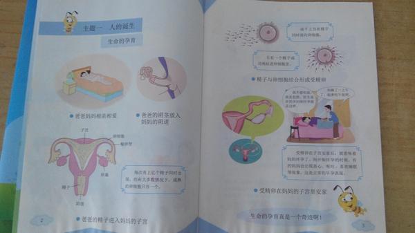 家长称小学生性健康教育教材尺度大，出版社这么说