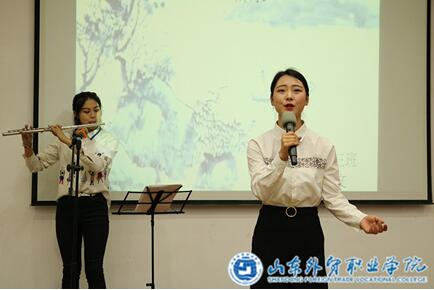 山东外贸职业学院泰安基地中华传统经典诗词朗诵比赛圆满落幕