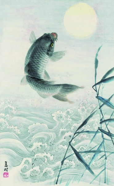 画鱼名手陈旧村：跟白石画虾一样出名