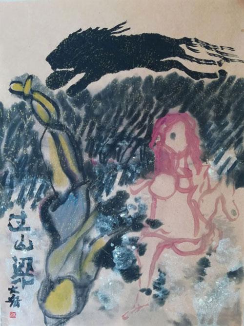         高宏来自陕北农村，如果说“大地”是他与生俱来的血脉基因，那么“山神”便是他精神世界王的源泉。