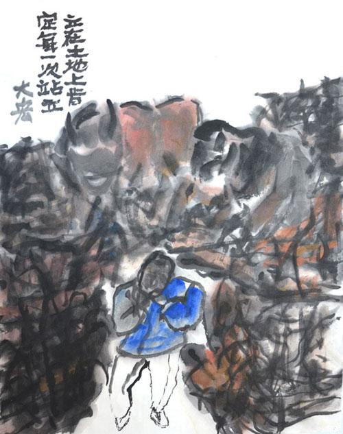 高宏水墨中孤傲的质朴