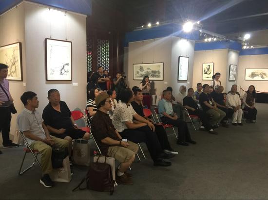 “古墨怀素——黄新本艺术作品展”开幕