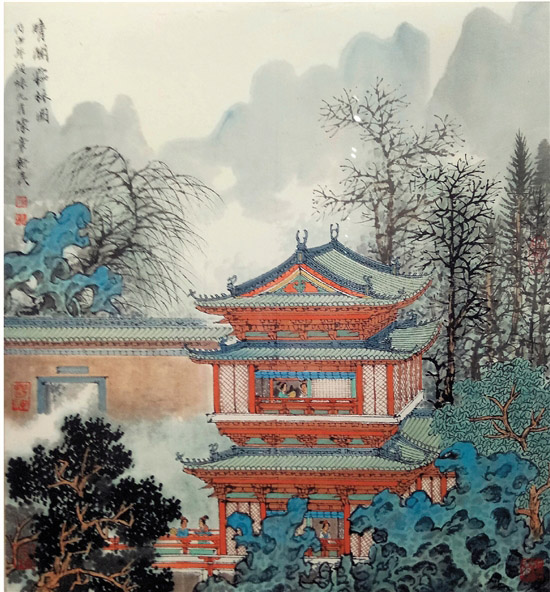 江西当代工笔画十五家作品展