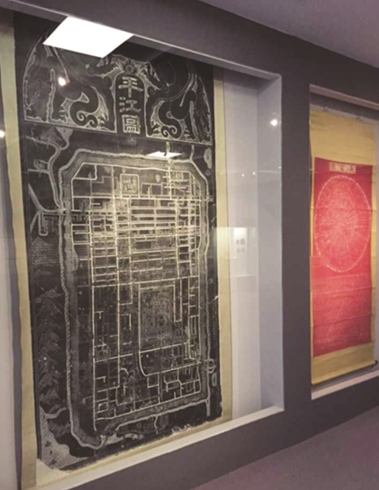国宝拓片《平江图》《天文图》走出国门赴韩参展