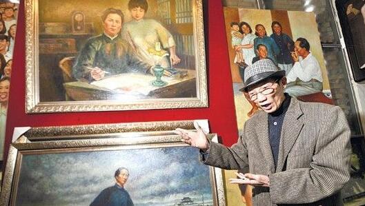 画家杨克起作30幅油画献礼毛主席诞辰