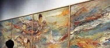 陈燮君车后备箱装画材