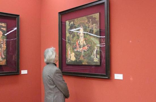 尚泰安法海寺摹绘画展：面壁30年只为传承文化艺术