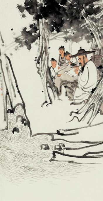落墨见高襟——李学明中国画《高凤翰》