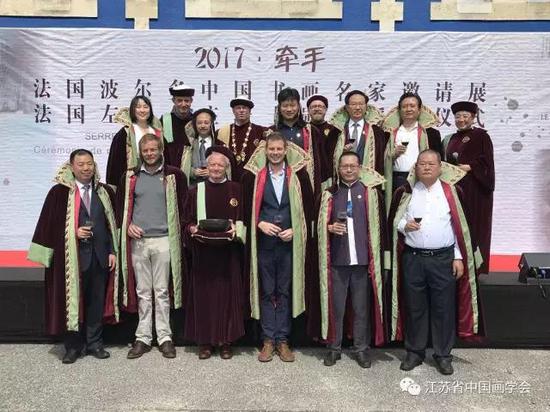 法国波尔多左岸名庄骑士勋章获得者中国画名家高云