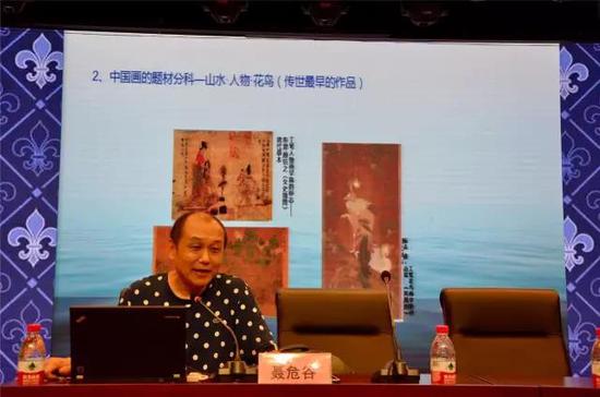 聂危谷中国画讲座走进宁海中学