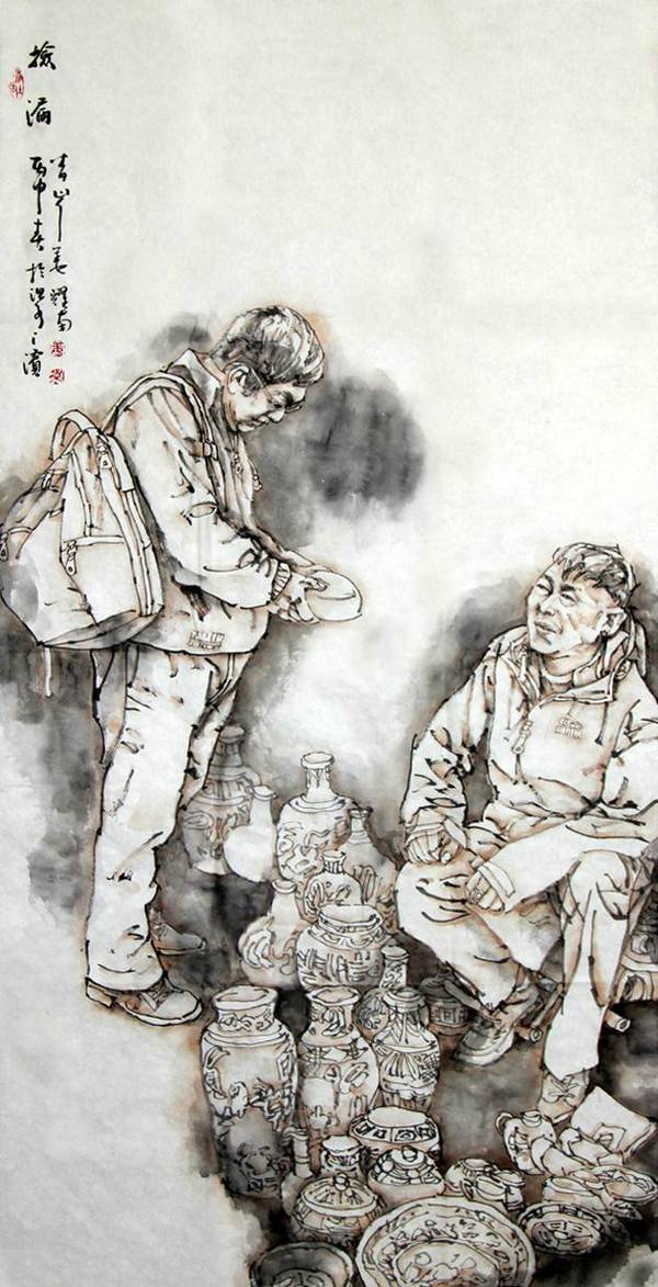 捡漏 136×68cm 2016