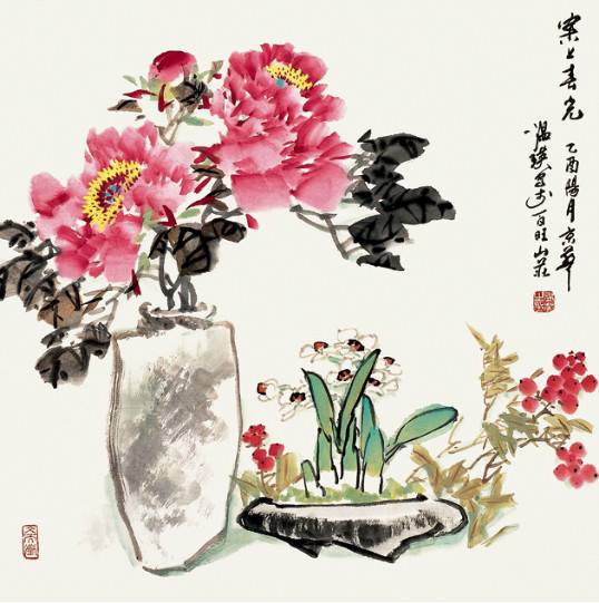 《案上春光》