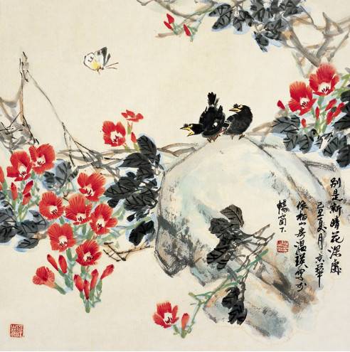 《别是新晴》68x68cm 2009年