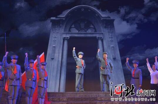 红色经典口梆子现代戏《八一风暴》亮相石家庄