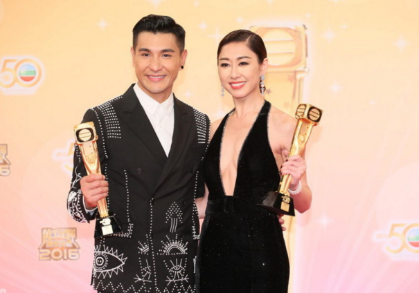 2016TVB台庆胡定欣蝉联视后 陈展鹏获视帝