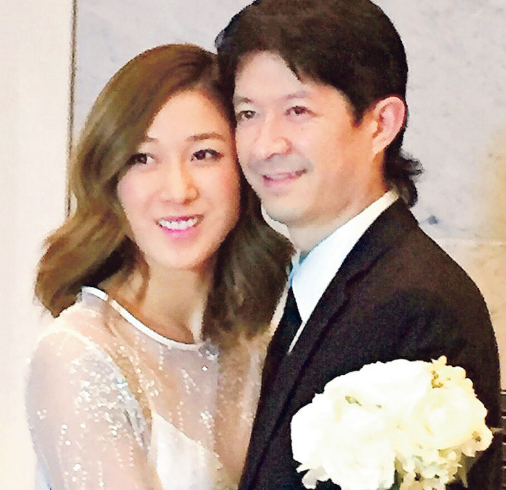 钟嘉欣去年12月嫁脊医Jeremy